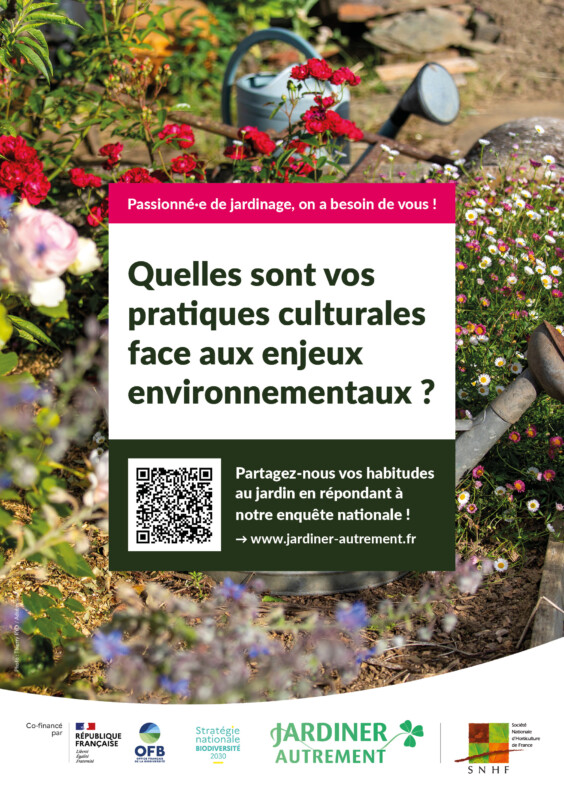 Jardiner Autrement lance une enquête sur les pratiques des jardiniers