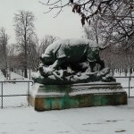 Chute de neige sur Paris