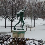 Chute de neige sur Paris