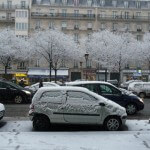 Forte chute de neige sur Paris