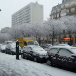 Forte chute de neige sur Paris