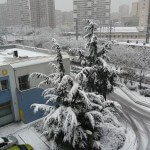 Forte chute de neige sur Paris