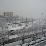 Forte chute de neige sur Paris