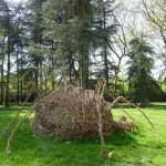 Land art : araignée géante